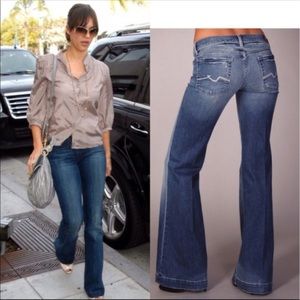 7 For All Mankind Ginger On Trend Bell Bottoms